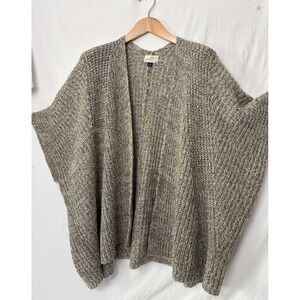 Universal Thread Chunky Women's Speckled Knit Open Front Cardigan OSFM Boho Wrap
